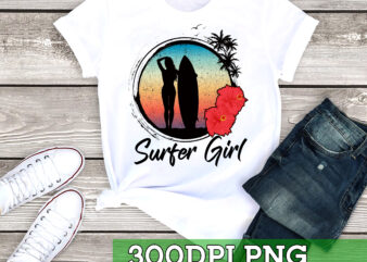 RD Surfer Girl Shirt, Sport Lover Gift For Women And Girls, Retro Surfing Shirt, Womens Beach T-Shirt, Vintage Surf Shirt, Women Surfing Outfit