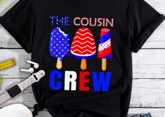 RD The Cousin Crew Shirt 4th Of July Us Flag Popsicle T-Shirt