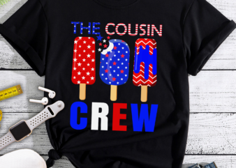 RD The Cousin Crew Shirt 4th Of July Us Flag Popsicle T-Shirt-1