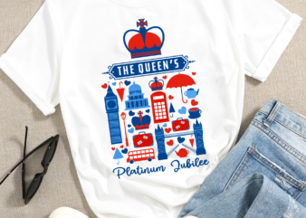 RD The Queen_s Platinum Jubilee T-Shirt Queen Elizabeth_s Platinum Jubilee Shirt Party Outfit