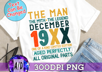 RD The man The myth The legend – YOUR MONTH – YOUR YEAR Personalized birthday tshirts