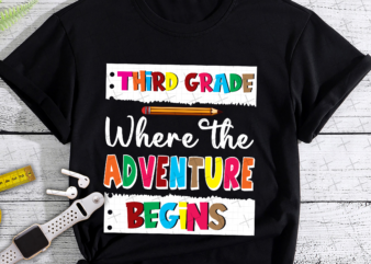 RD Third Grade Where The Adventure Begins Shirt Teacher Women T-Shirt