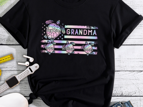 Rd turlte grandma – personalized shirt – birthday, grandparents day gift for grandma, nana, mimi t shirt design online