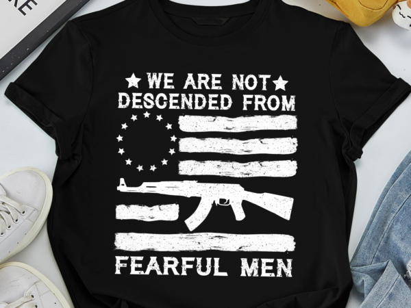 Rd we are not descended from fearful men t shirt, conservative t-shirt, 2a, patriotic shirts, descended shirt, merica t-shirt