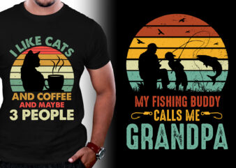 Retro Vintage Sunset T-Shirt Design