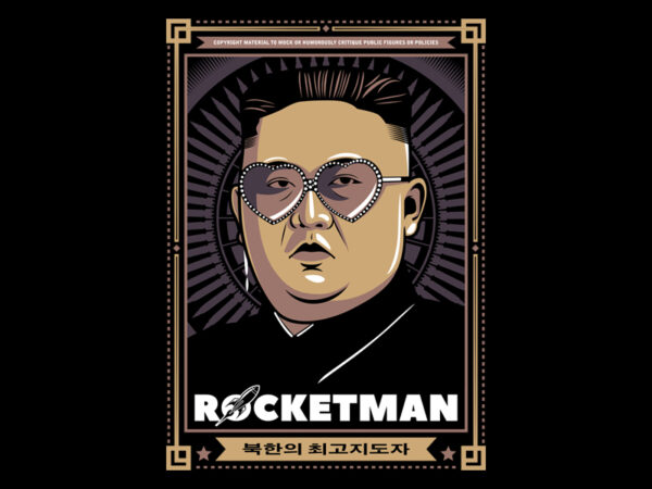 Rocketman t shirt design online