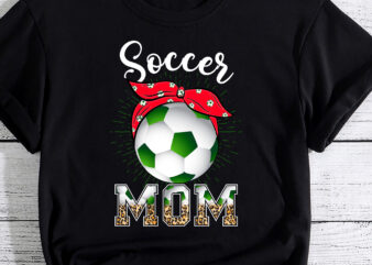 Soccer Mom Headband soccer Ball Mothers Day Mama T-Shirt PC