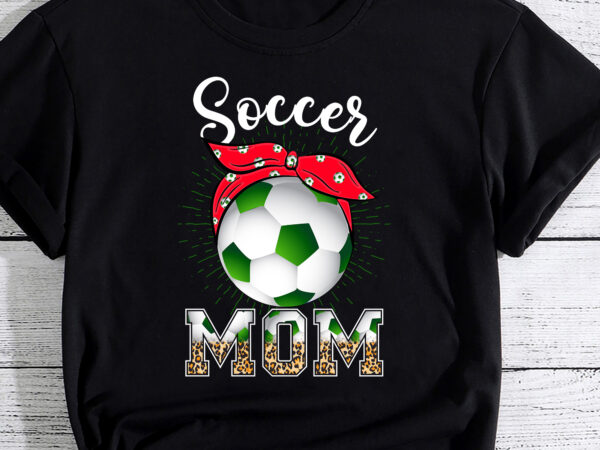 Soccer mom headband soccer ball mothers day mama t-shirt pc
