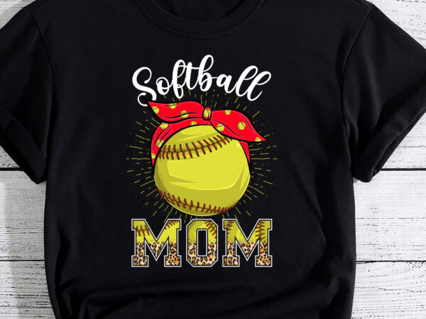 Softball mom headband softball ball mothers day mama t-shirt pc
