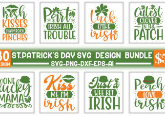 St.patrick’s Day Svg Design Bundle