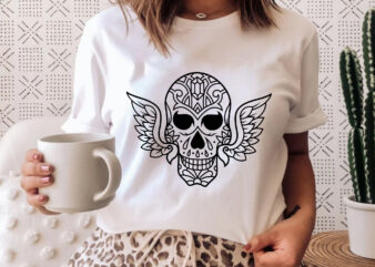 Skull Artwork SVG Tshirt Design 06
