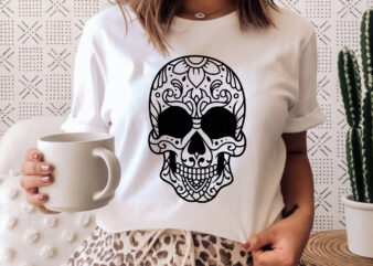 Skull Artwork SVG Tshirt Design 09