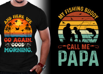 Sunset Colorful T-Shirt Design