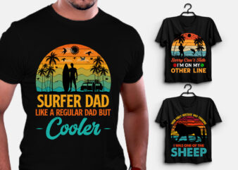 Sunset Colorful T-Shirt Design
