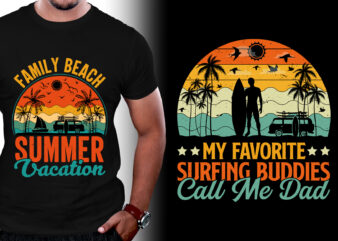 Sunset Retro Vintage T-Shirt Design