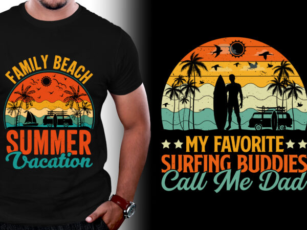 Sunset retro vintage t-shirt design