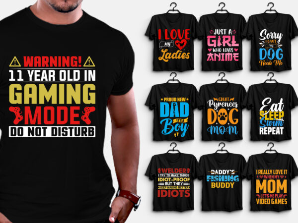 T-shirt design bundle-pod t-shirt design