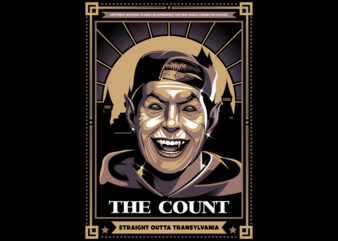 The Count t shirt designs for sale