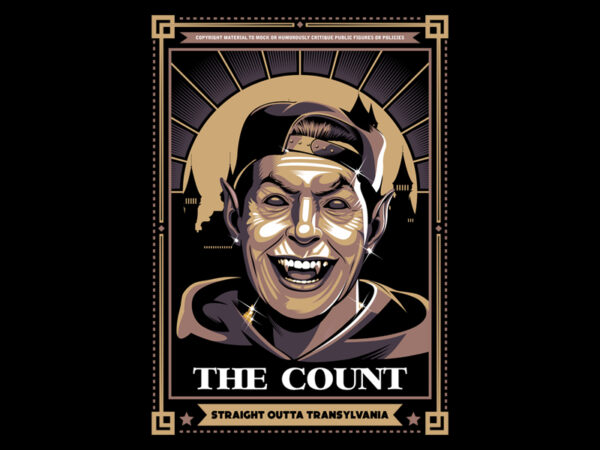 The count t shirt designs for sale