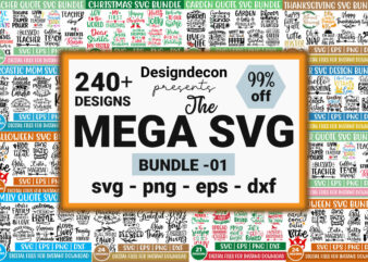 Mega Craft Svg Bundle T-shirt vol-1