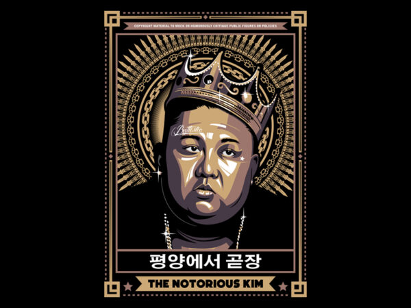 The notorious kim t shirt designs for sale
