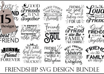 Friendship Svg Design Bundle