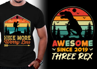 Vintage Sunset Grunge T-Shirt Design