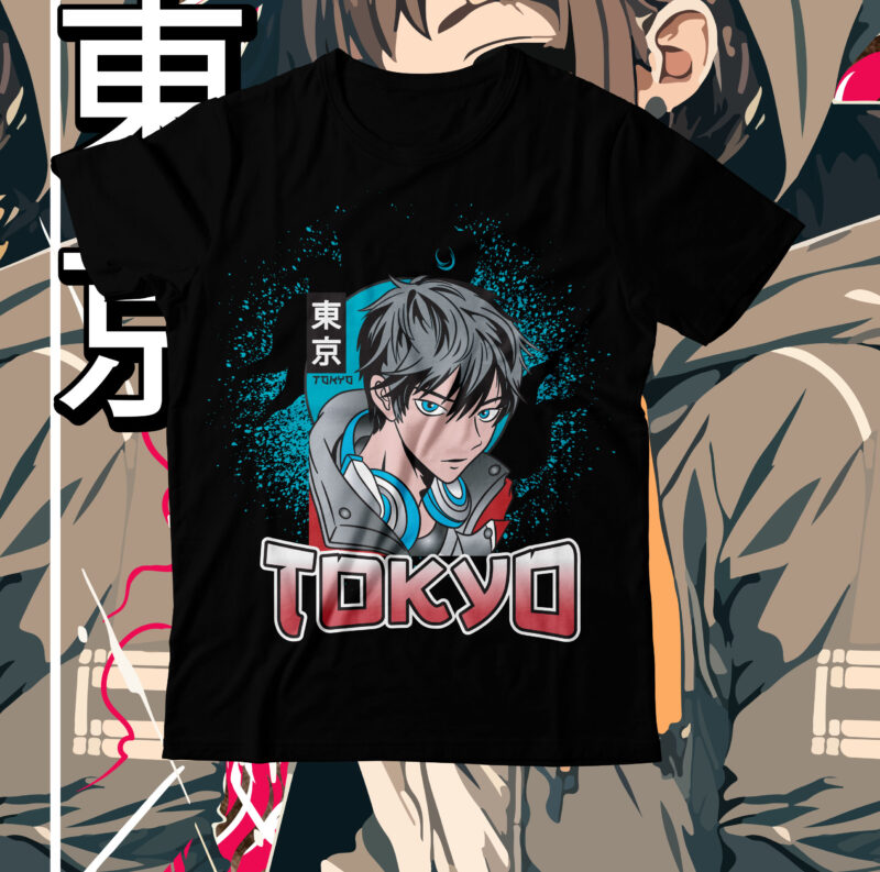 TOkyo Boy T-Shirt Design, TOkyo Boy SVG Cut File, anime t-shirt design,anime t-shirt design,demon inside t-shirt design ,samurai t shirt design,apparel, artwork bushido, buy t shirt design, artwork cool, samurai
