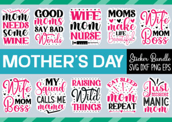 Mother’s Day Sticker Bundle ,Plotter File World’s Best Mom, Mother’s Day, SVG, DXF, PNG, Bundle, Gift, German,Funny Mother Svg Bundle, Mother’s Day Svg, Mom Svg, Digital Files, Happy Mother’s Day,