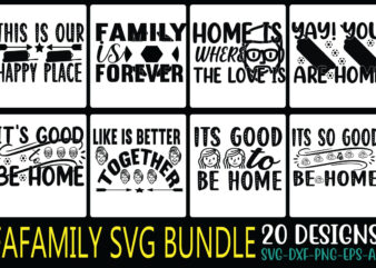 FAMILY SVG BUNDLE SVG Cut File t shirt graphic design
