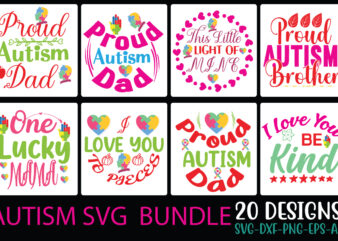 Autism SVG bundle SVG Cut File
