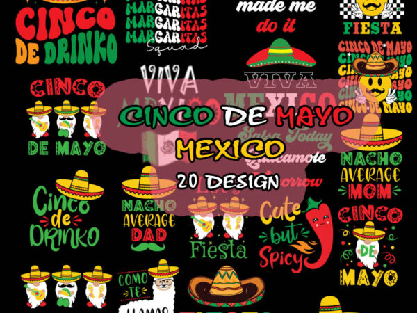 Cinco de mayo bundle, festival, margaritas squad svg, fiesta svg t shirt vector file