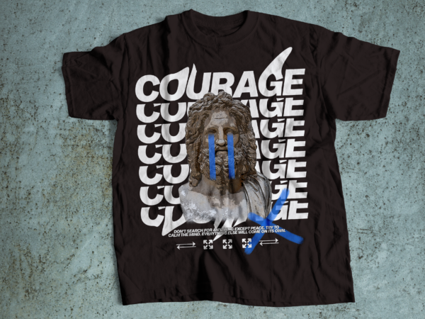 Courage streetwear design