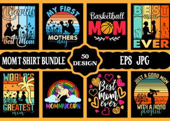 Mothers day svg bundle, mothers day EPS files for cricut, mothers day JPG bundle, best mom ever, instant download t shirt designs for sale