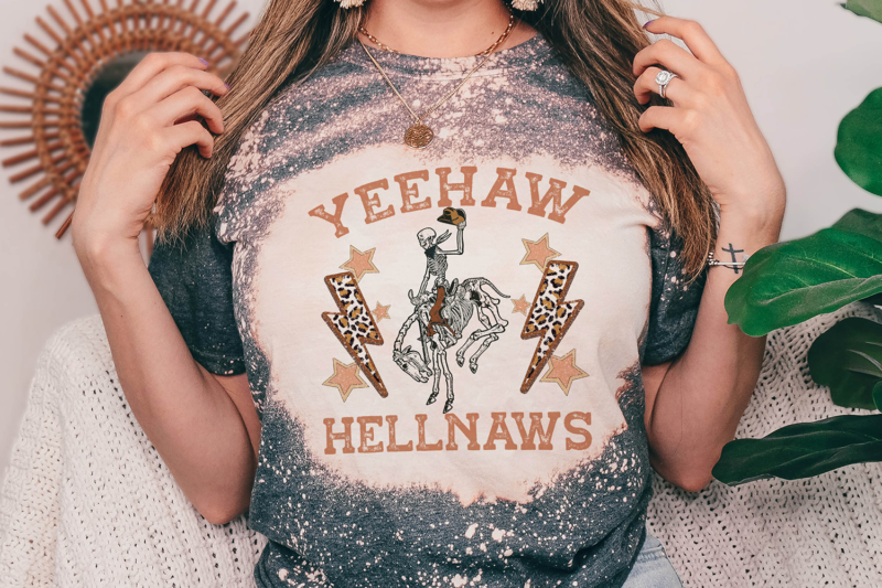 Yeehaws & hellnaws T-shirt Sublimation Design PNG