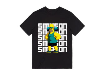 simpson t shirt design for sale