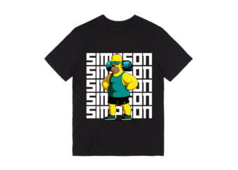 Simpson t shirt design for sale