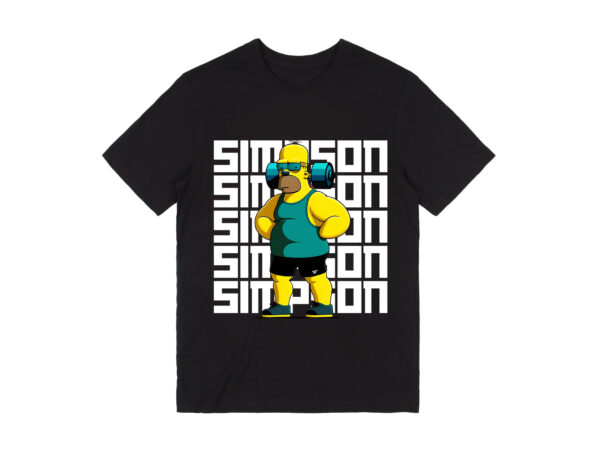 Simpson t shirt design for sale