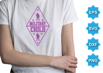 Military Child, Purple up for military kids dandelion flower vector cancer awareness Month of the Military Child typography t-shirt design veterans shirt