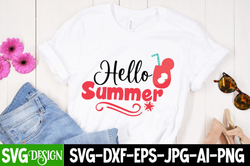 Summer SVG Bundle, Beach SVG Bundle, Summer T-Shirt Bundle, Summer SVG Bundle, Beach Vibes T-Shirt Design, Beach Vibes SVG Cut File, Summer Bundle Png, Summer Png, Hello Summer Png, Summer