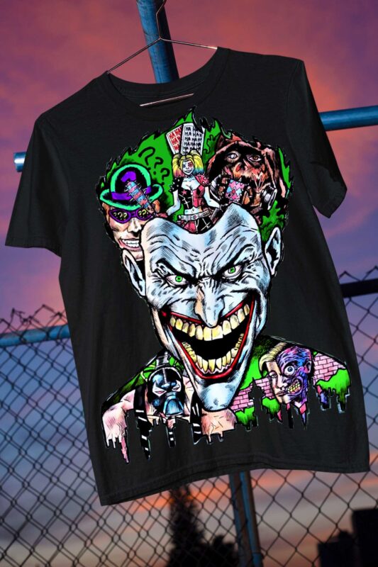 Famous Collage Epic Characters Famous Caricatures Street Wear Bundles