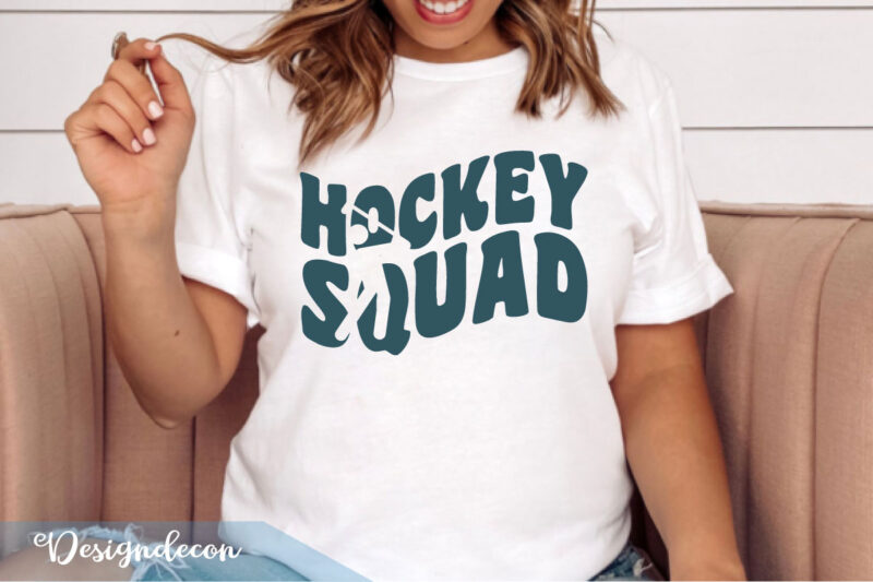 retro groovy wavy Hockey t shirt designs of 12 quotes Bundle svg