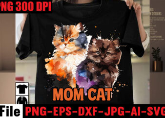 Mom Cat T-shirt Design,Cat Fish T-shirt Design,Cat svg vector for t-shirt bundle,cat design cake cat designer clothes ,cat design tattoo cat design ideas ,cat design nails cat design drawing, cat