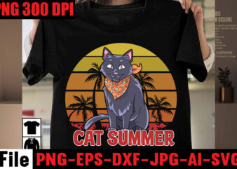 Cat Summer T-shirt Design,Cat Love T-shirt Design,Stray CatsT-shirt Design,Cat T-shirt Bundle , T-shirt Design ,Cat svg vector for ,t-shirt bundle,cat design cake cat designer clothes ,cat design tattoo cat design