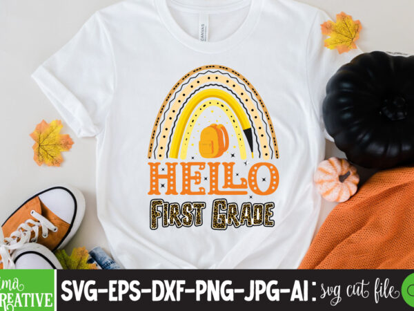 Hello first grade sublimation png design,teacher png, teacher name frame png, pencil apple coffee rule frame name, file design for sublimation or print, digital downloadteachers change the world png sublimation