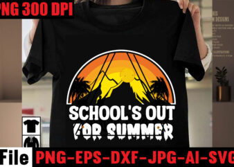 School’s Out For Summer T-shirt Design,Make waves T-shirt Design,Aloha! Tagline Goes Here T-shirt Design,Designs bundle, summer designs for dark material, summer, tropic, funny summer design svg eps, png files for