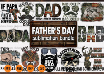 12 Father’s Day Sublimation Bundle