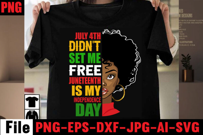 July 4th Didn't Set Me Free Juneteenth Is My Independence T-shirt Design,Black History Is World History T-shirt Design,2023 african, american svg bundle ,african american t shirt design, bundle black african