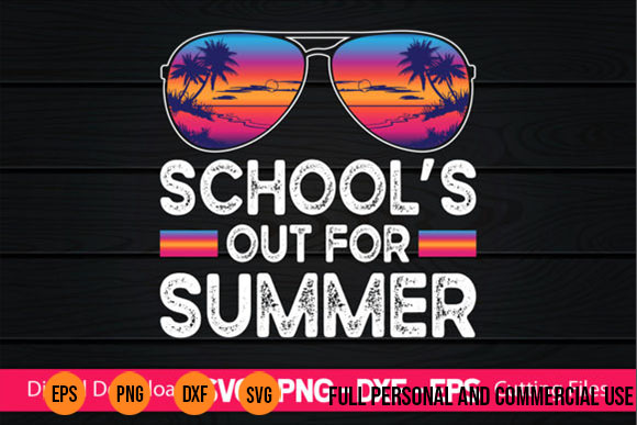 Retro last day of school’s out for summer teacher boys girls t-shirt design svg png
