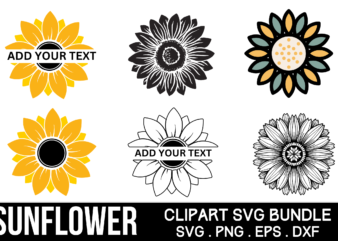 Sunflower SVG Bundle